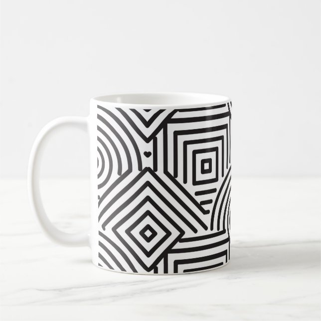 Mug Motif de formes géométriques (Gauche)
