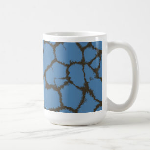Mug Motif de fourrure de girafe bleue