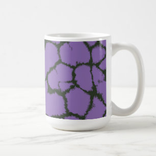 Mug Motif de fourrure de girafe violette