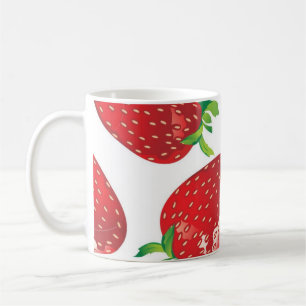 Mug Motif de fraises