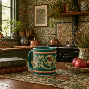 Mug Motif de frise de vigne de style médiéval