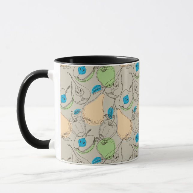 Mug Motif de fruits (Gauche)