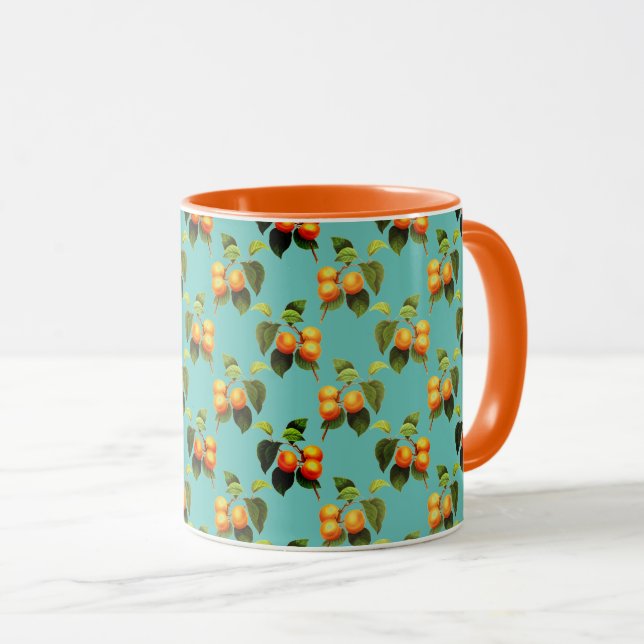 Mug Motif de fruits de pêche (Devant droit)