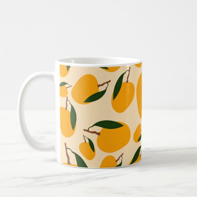 Mug Motif de fruits d'été Mango (Gauche)