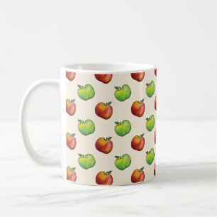 Mug Motif de fruits rouges et verts à la pomme