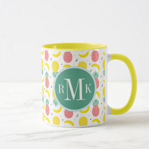 Mug Motif de fruits tropicaux colorés
