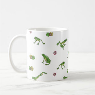 Mug Motif de grenouille verte