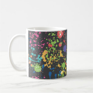 Mug Motif de grunge incolore avec aquarelle sp