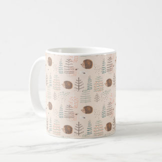Mug Motif de hérisson de bois mignon