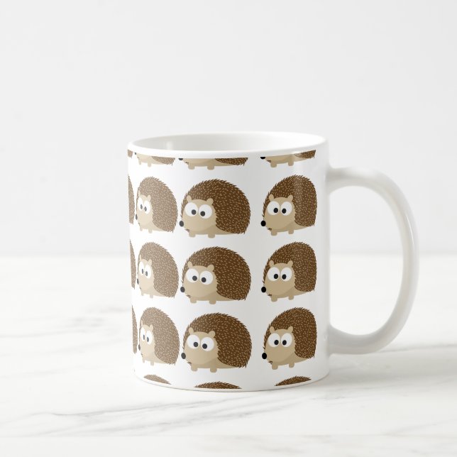 Mug Motif de hérisson mignon (Droite)