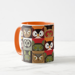 Mug Motif de hibou mignon
