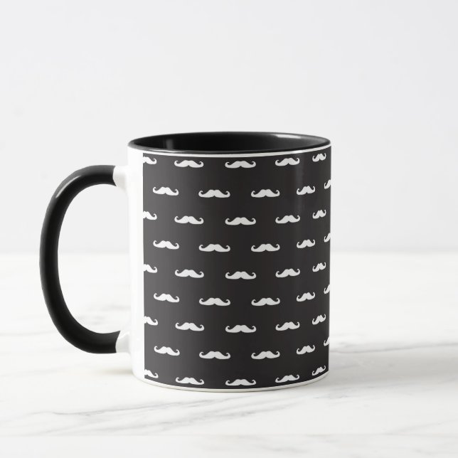 Mug Motif de hippie de moustache (Gauche)