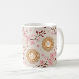 Mug Motif de housse de café Fleur de Cerisier (7)