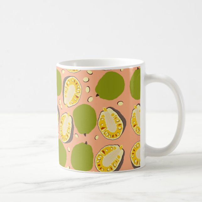 Mug Motif de Jackfruit d'été tropical - Fruit exotique (Droite)