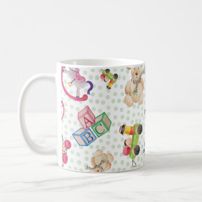 Mug Motif de jouets pour enfants (Gauche)