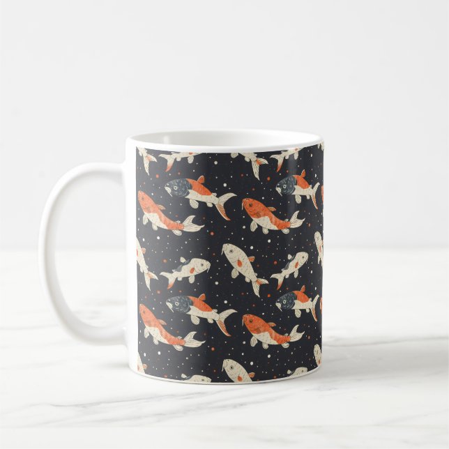 Mug Motif de Koi Carps (Gauche)