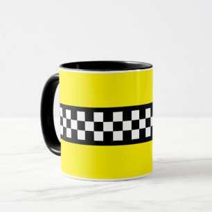 Mug Motif de la bande de contrôle de taxi