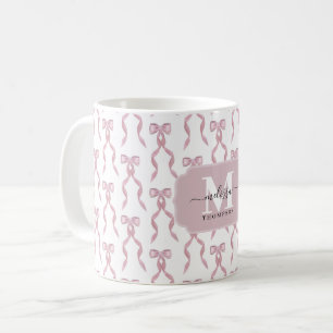 Mug Motif de la bow rose