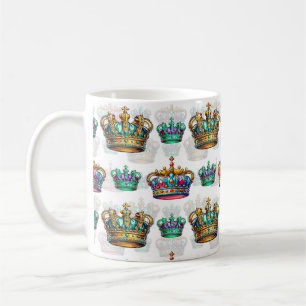 Mug Motif de la Couronne royale décorative