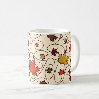 Mug Motif de la feuille d'érable à boudin
