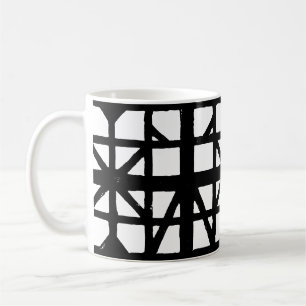 Mug Motif de la Maison à colombage noir et blanc allem