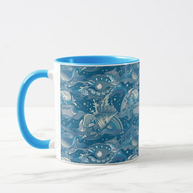 Mug Motif de la mer tropicale (Gauche)