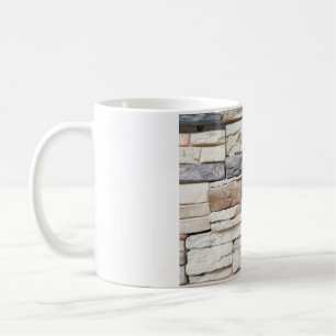 Mug Motif de la pierre moderne mur de brique Surfacé b