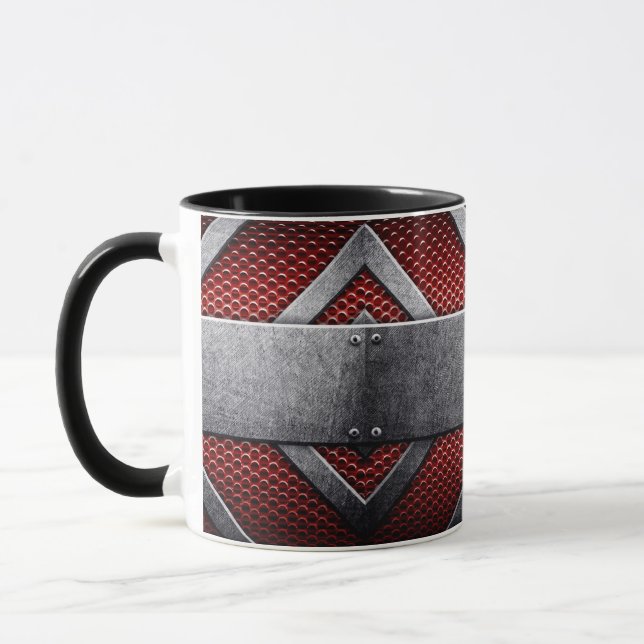 Mug Motif de la plaque de métal (Gauche)