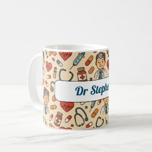 Mug Motif de la science de la médecine du dessin
