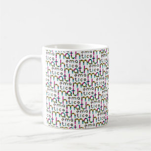 Mug Motif de la typographie mathématique moderne