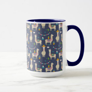 Mug Motif de lama de célébration