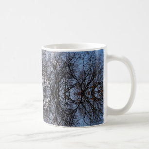Mug Motif de l'arborescence d'images miroir