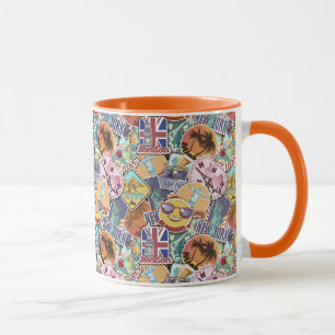 Mug Motif de l'autocollant couleur