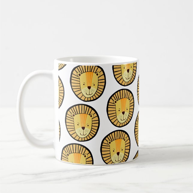 Mug Motif de lion mignon (Gauche)