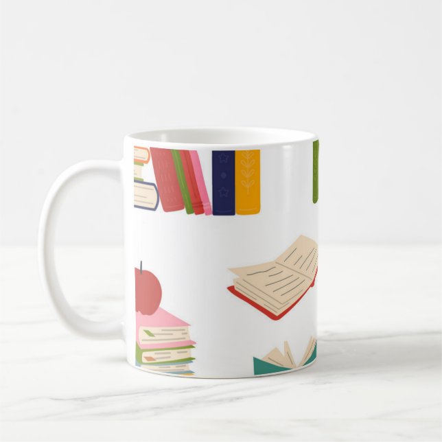Mug Motif de livre (Gauche)