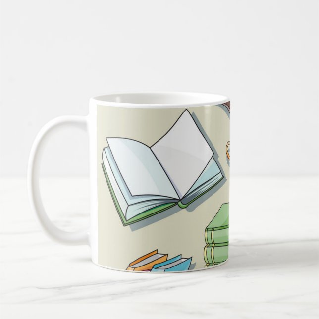 Mug Motif de livre (Gauche)