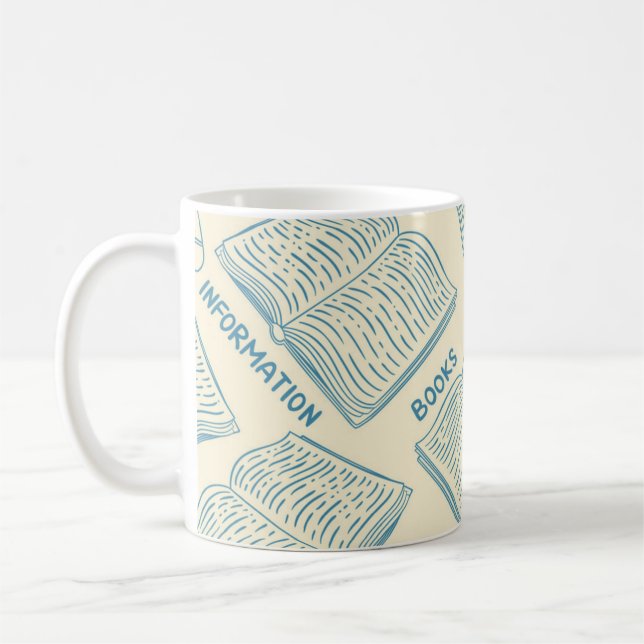 Mug Motif de livre (Gauche)