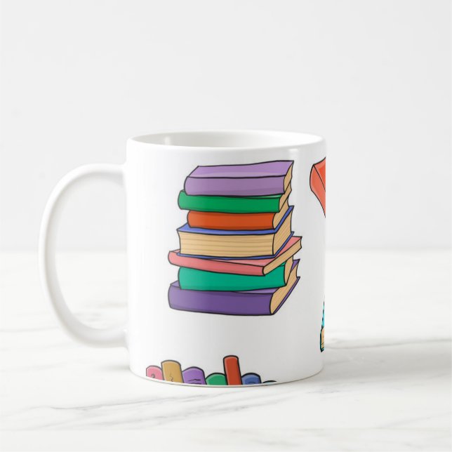 Mug Motif de livre (Gauche)