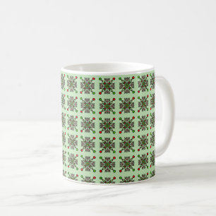 Mug Motif de mandala floral