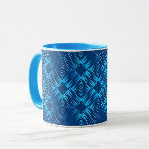 Mug motif de marine géométrique Abstrait