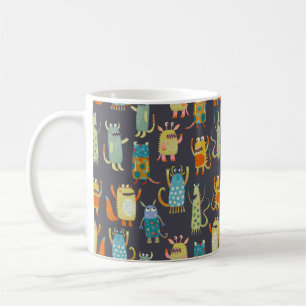 Mug Motif de monstres amusants