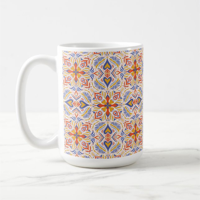 Mug Motif de mosaïque de Festif (Gauche)