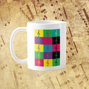Mug Motif de musique Treble Clef