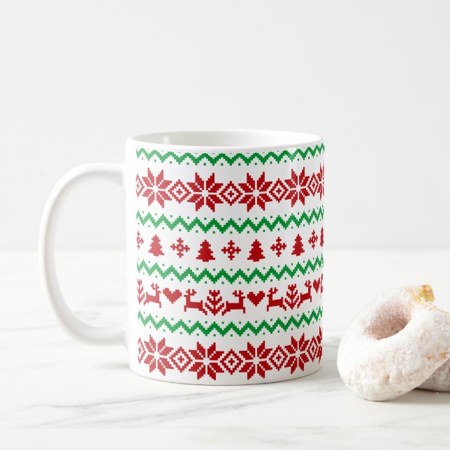 Mug Motif de Noël (Avec donut)