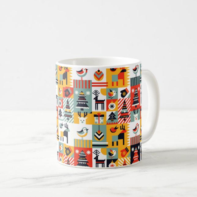 Mug Motif de Noël (Devant droit)