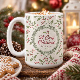 Mug Motif de Noël cosy de Vine & Berry Co ID1337
