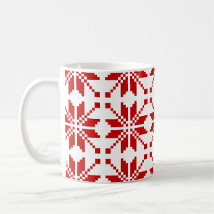 Mug Motif de Noël des flocs de neige de Noël