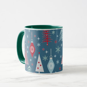 Mug Motif de Noël d'hiver.