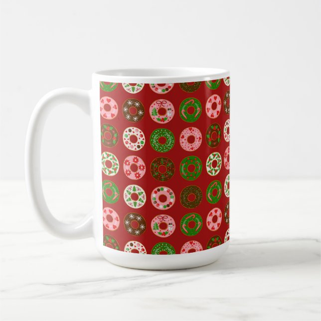 Mug Motif de Noël Donut Holiday (Gauche)