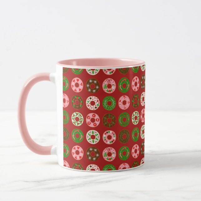 Mug Motif de Noël Donut Holiday (Gauche)